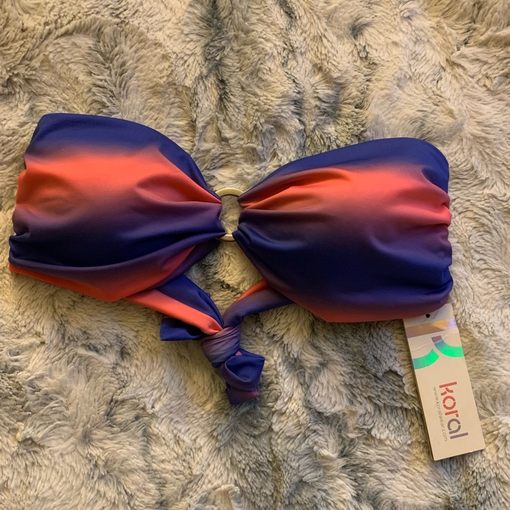 KORAL Strapless bikini top